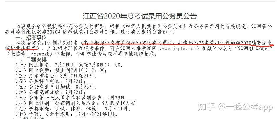 江西省公务员报考条件详解，2020年报考指南